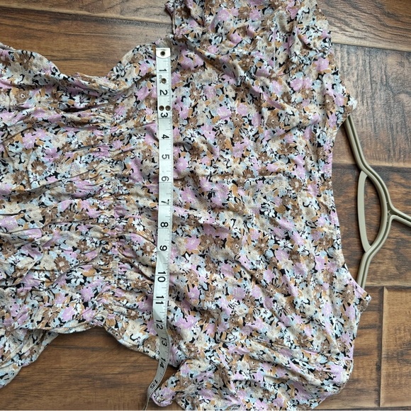 Saltwater LUXE Floral Mini Dress - Pink, Cream, and Black - Picture 7 of 8